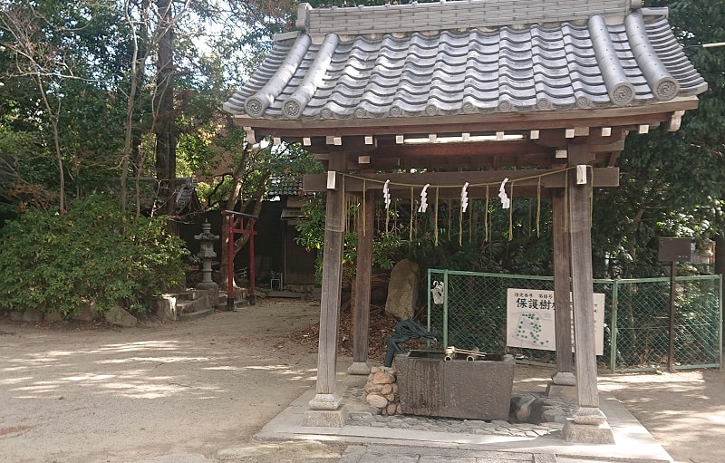 川面神社の手水舎