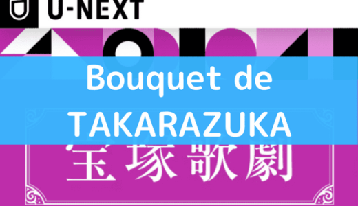 『Bouquet de TAKARAZUKA(ブーケットデ宝塚)』は動画で視聴できる！スカイステージやDVDより配信サービスがお得